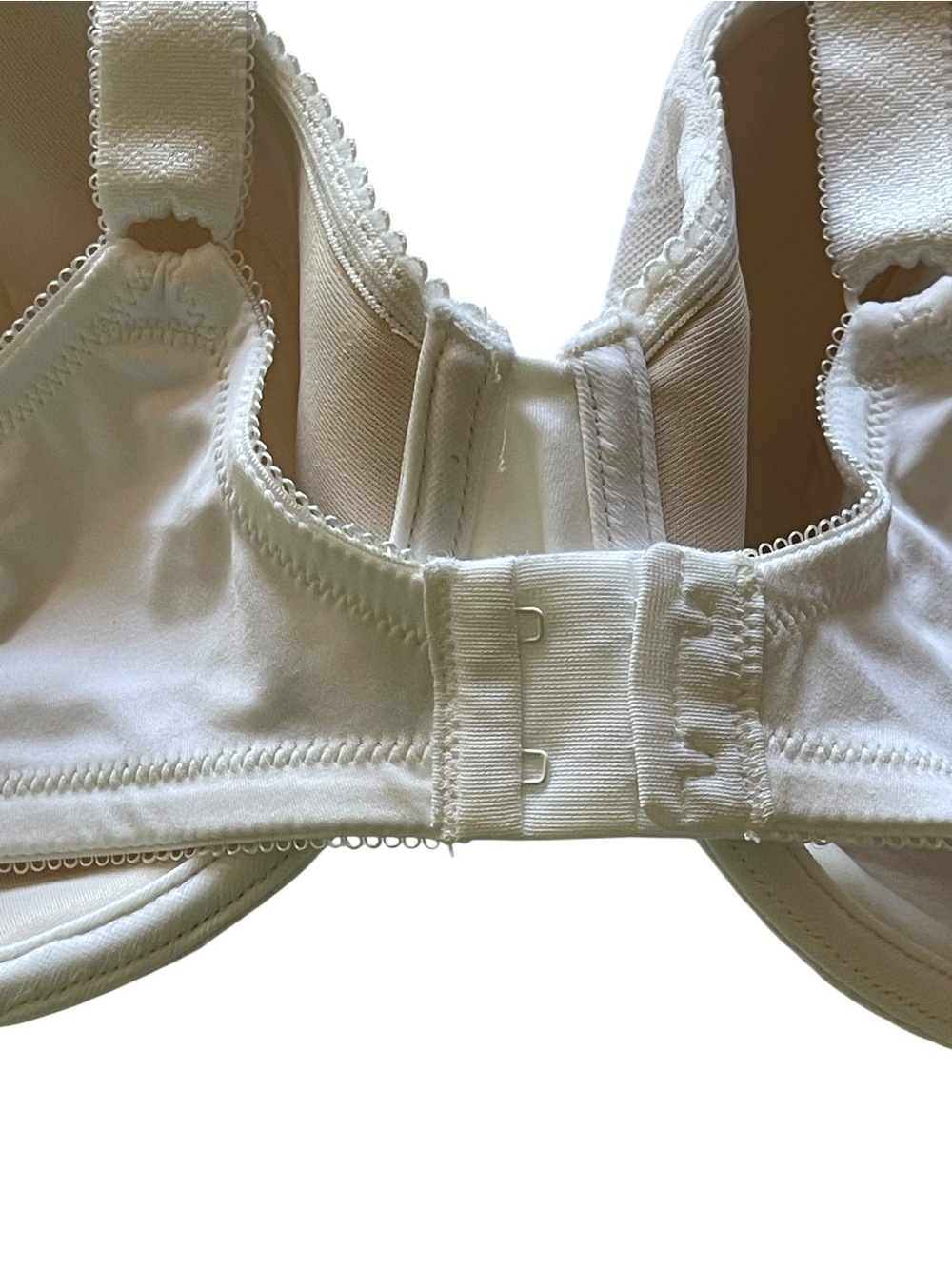 Vanity Fair White Lace Underwire Bra with Molded Cups 42C Brand New! - Picture 4 of 7